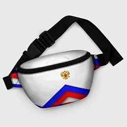 Поясная сумка РОССИЯ ФОРМА АБСТРАКТНЫЙ, цвет: 3D-принт — фото 2