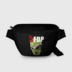 Поясная сумка FFDP череп в каске и маске, цвет: 3D-принт