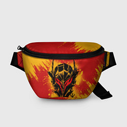 Поясная сумка БЕРСЕРК маска и лого, цвет: 3D-принт