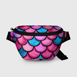 Поясная сумка Морская Чешуя!, цвет: 3D-принт