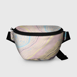 Поясная сумка Абстракция акварель, цвет: 3D-принт