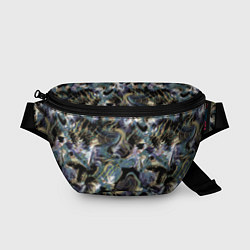 Поясная сумка Узор для рыбака, цвет: 3D-принт