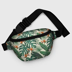 Поясная сумка Тропический паттерн, цвет: 3D-принт — фото 2