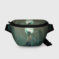 Поясная сумка XIAO СЯО ПОЛНОЛУНИЕ, цвет: 3D-принт