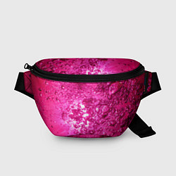 Поясная сумка Розовые Пузырьки, цвет: 3D-принт
