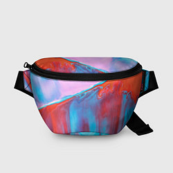 Поясная сумка Вода и песок, цвет: 3D-принт