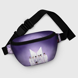 Поясная сумка BTS Purple, цвет: 3D-принт — фото 2