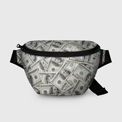 Поясная сумка Dollars money, цвет: 3D-принт