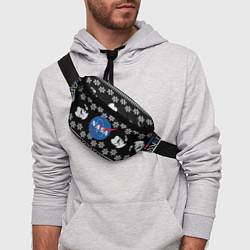 Поясная сумка НАСА НОВЫЙ ГОД, цвет: 3D-принт — фото 2