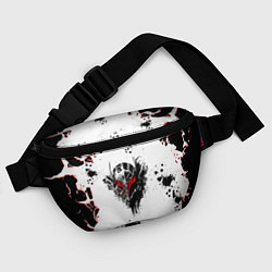 Поясная сумка Берсерк черная маска, цвет: 3D-принт — фото 2
