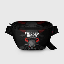 Поясная сумка CHICAGO BULLS ЯРОСТНЫЙ БЫК, цвет: 3D-принт