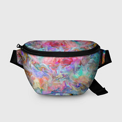 Поясная сумка Радужное небо, цвет: 3D-принт