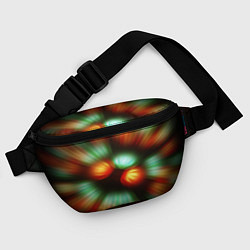 Поясная сумка Вспышка света в виде ярких линий, цвет: 3D-принт — фото 2