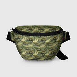 Поясная сумка Камуфляж из Акул, цвет: 3D-принт