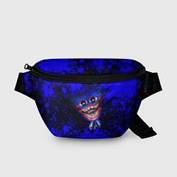 Поясная сумка Huggy Wuggy: Blue Rage, цвет: 3D-принт
