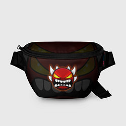 Поясная сумка Geometry Dash: Red Demon, цвет: 3D-принт