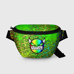 Поясная сумка Geometry Dash: Acid Green, цвет: 3D-принт