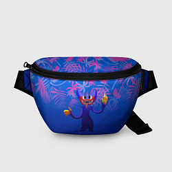 Поясная сумка Poppy Playtime Тропические листья, цвет: 3D-принт