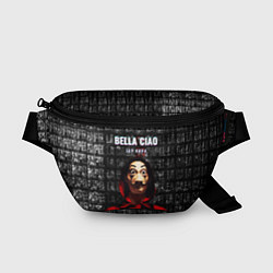 Поясная сумка БУМАЖНЫЙ ДОМ, LA CASA DE PAPEL BELLA CIAO, цвет: 3D-принт