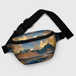 Поясная сумка Красивый горный пейзаж, цвет: 3D-принт — фото 2