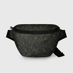 Поясная сумка Камуфляж: лесной, цвет: 3D-принт