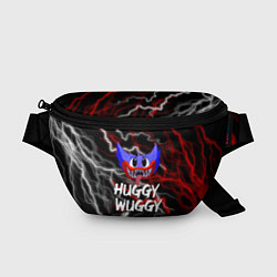 Поясная сумка Huggy Wuggy - Молния с грозой, цвет: 3D-принт