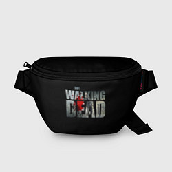 Поясная сумка Walking dead - лого с пятнами крови, цвет: 3D-принт