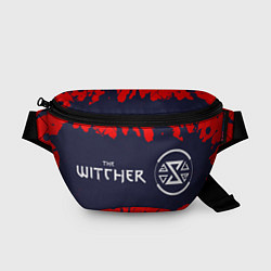 Поясная сумка THE WITCHER - Брызги 3, цвет: 3D-принт