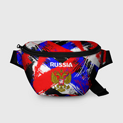 Поясная сумка Russia Геометрия патриотизм, цвет: 3D-принт
