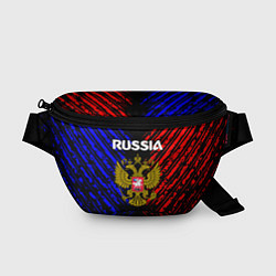 Поясная сумка Russia Герб Патриот, цвет: 3D-принт