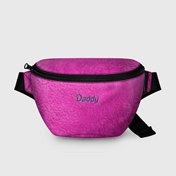 Поясная сумка Daddy pink, цвет: 3D-принт