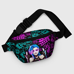 Поясная сумка JINX ДЖИНКС NEON PATTERN, цвет: 3D-принт — фото 2