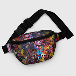 Поясная сумка Cute Fnaf Pattern, цвет: 3D-принт — фото 2