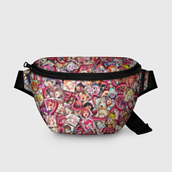 Поясная сумка Ахегао с щупальцами в цвете, цвет: 3D-принт