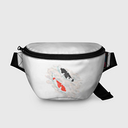 Поясная сумка Рыба в стиле Инь-Янь, цвет: 3D-принт