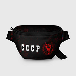 Поясная сумка СССР - КУЛАК Гранж, цвет: 3D-принт