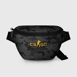 Поясная сумка Counter-Strike Камуфляж Тёмные Воды, цвет: 3D-принт