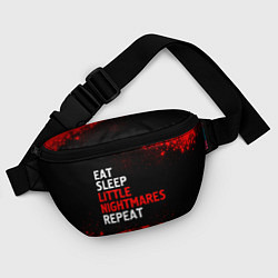 Поясная сумка Eat Sleep Little Nightmares Repeat, цвет: 3D-принт — фото 2