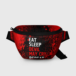 Поясная сумка Eat Sleep Devil May Cry Repeat Арт, цвет: 3D-принт