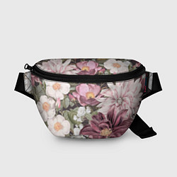 Поясная сумка Цветы Красивый Цветочный Букет Георгин, цвет: 3D-принт