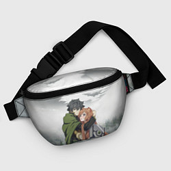 Поясная сумка НАОФУМИ И РАФТАЛИЯ ВОСХОЖДЕНИЕ ГЕРОЯ ЩИТА, цвет: 3D-принт — фото 2