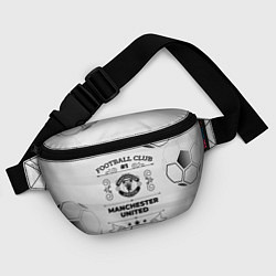 Поясная сумка Manchester United Football Club Number 1 Legendary, цвет: 3D-принт — фото 2