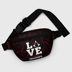 Поясная сумка Assassins Creed Love Классика, цвет: 3D-принт — фото 2