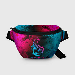 Поясная сумка Scorpions Neon Gradient, цвет: 3D-принт