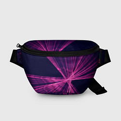 Поясная сумка Неоновое множество лучей - Розовый, цвет: 3D-принт