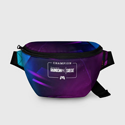 Поясная сумка Rainbow Six Gaming Champion: рамка с лого и джойст, цвет: 3D-принт