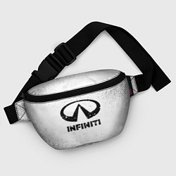 Поясная сумка Infiniti с потертостями на светлом фоне, цвет: 3D-принт — фото 2