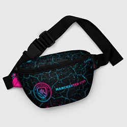 Поясная сумка Manchester City Neon Gradient, цвет: 3D-принт — фото 2