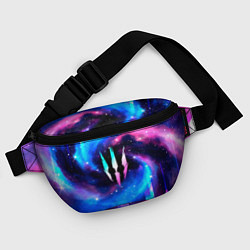Поясная сумка The Witcher Неоновый Космос, цвет: 3D-принт — фото 2