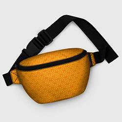 Поясная сумка Желтые лепестки, цвет: 3D-принт — фото 2